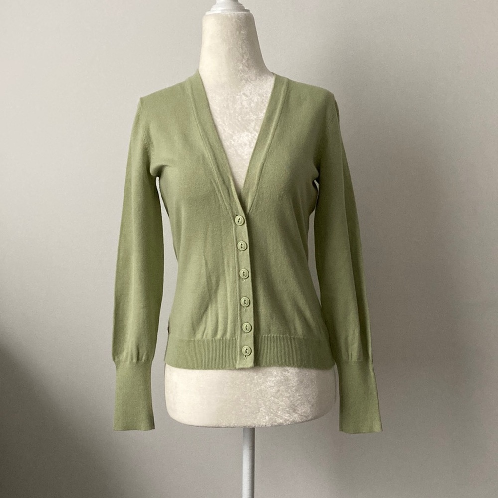 Moda International / Victoria's Secret Green Cardigan